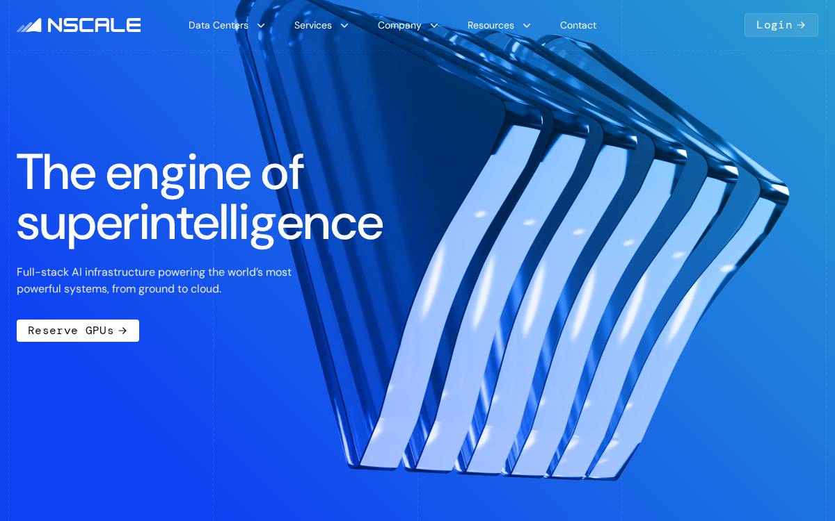 Nscale website preview