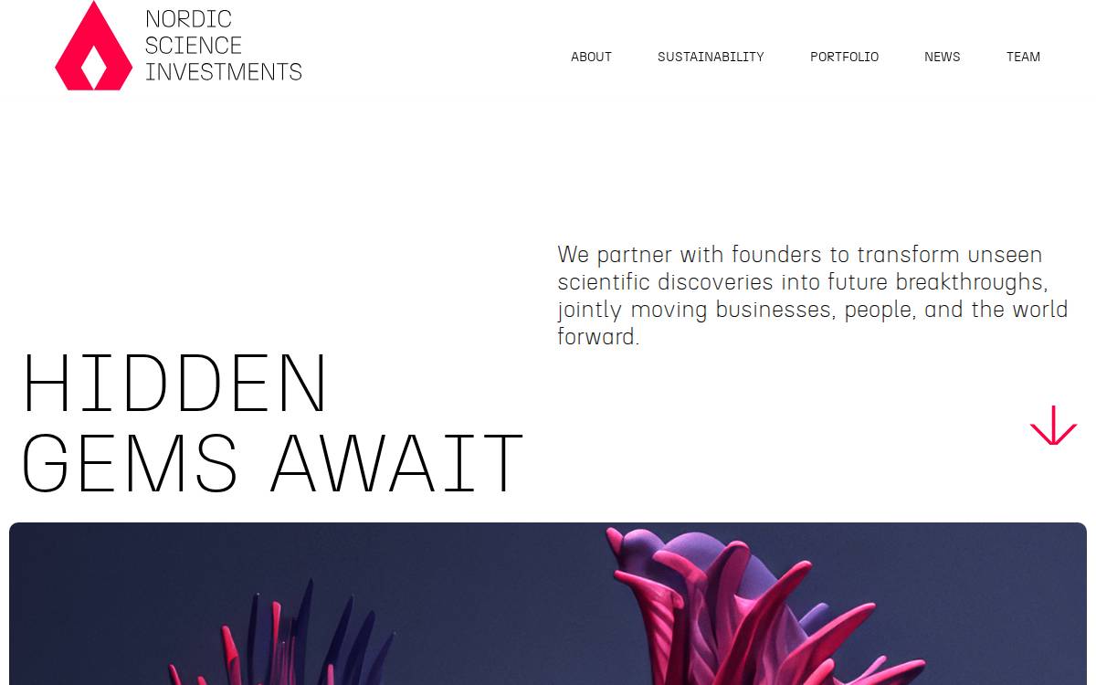 NSI Nordic Science I website preview