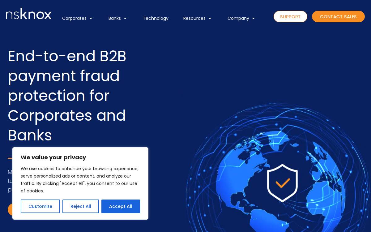 Nsknox website preview