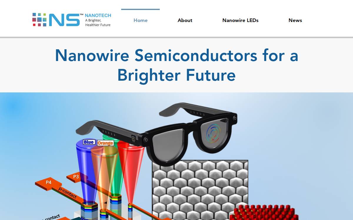 Ns Nanotech website preview
