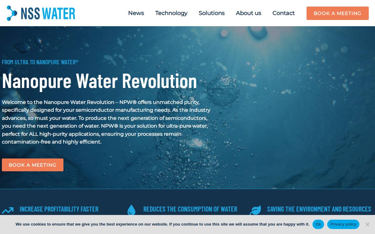 Nsswater website preview