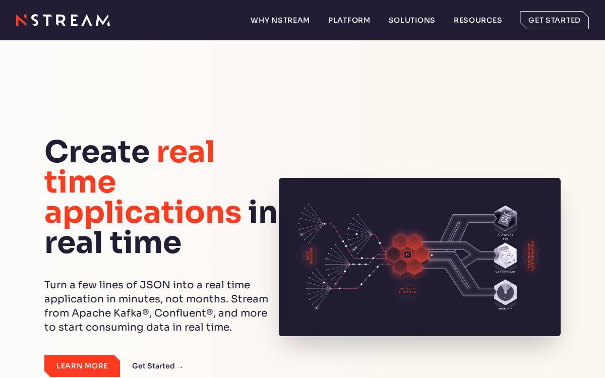 Nstream website preview