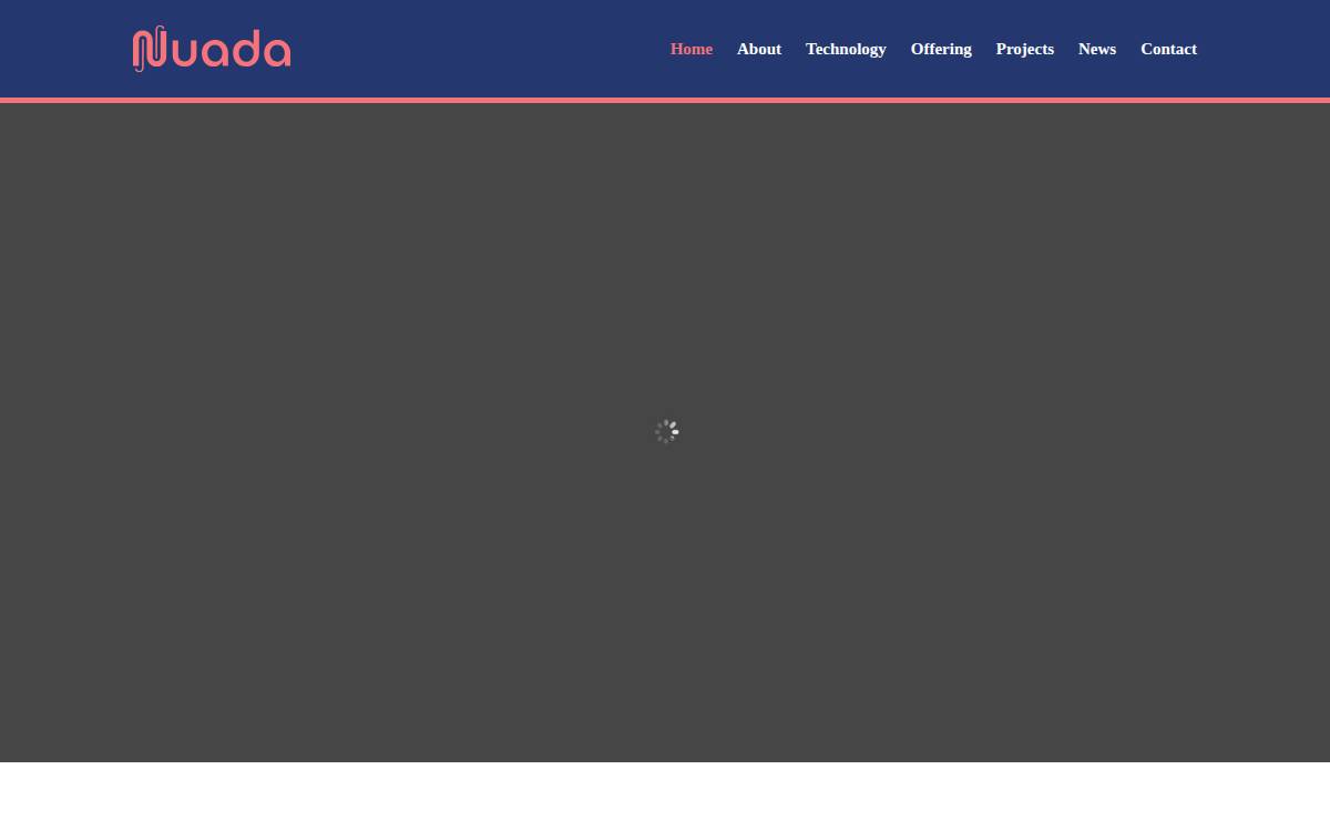 Nuada website preview