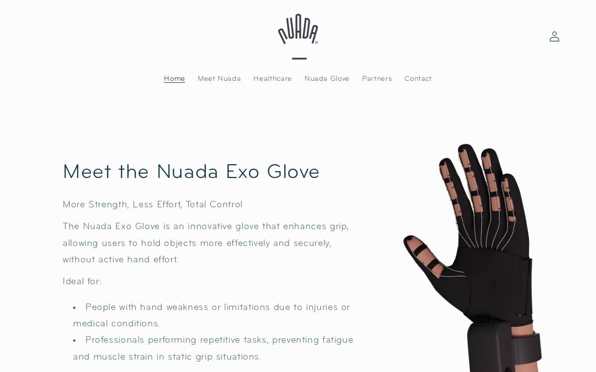 Nuada website preview