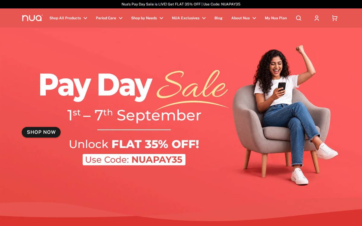 Nuawoman website preview