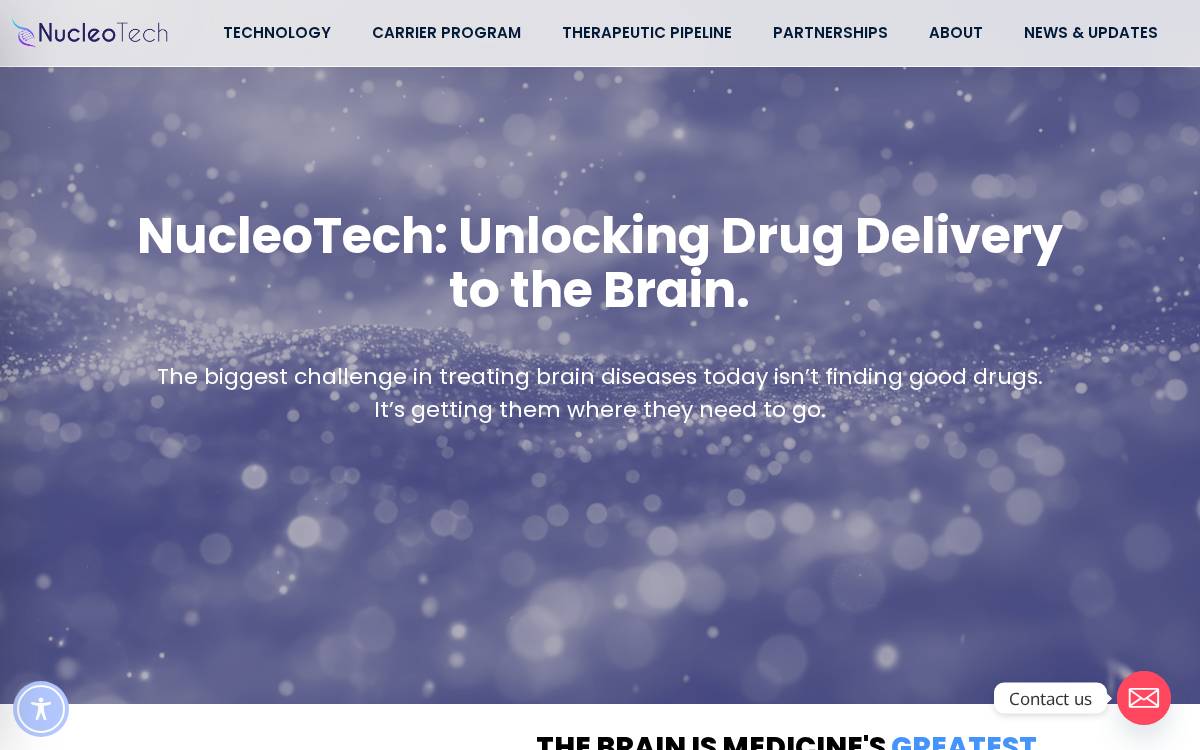 Nucleo Tech website preview