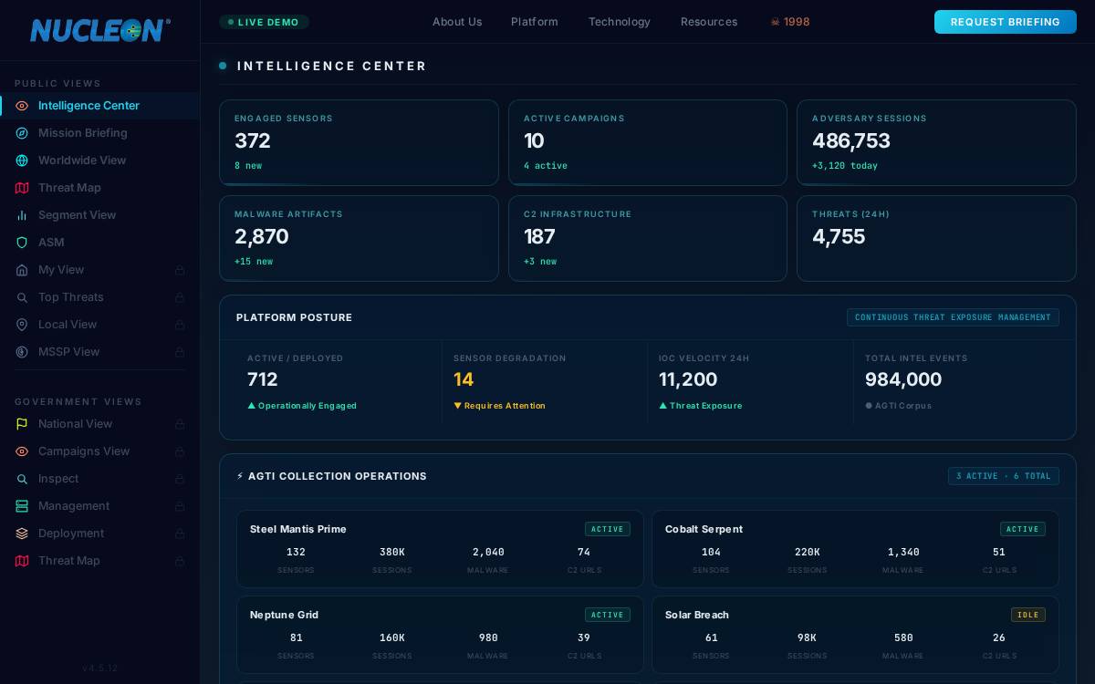 Nucleoncyber website preview