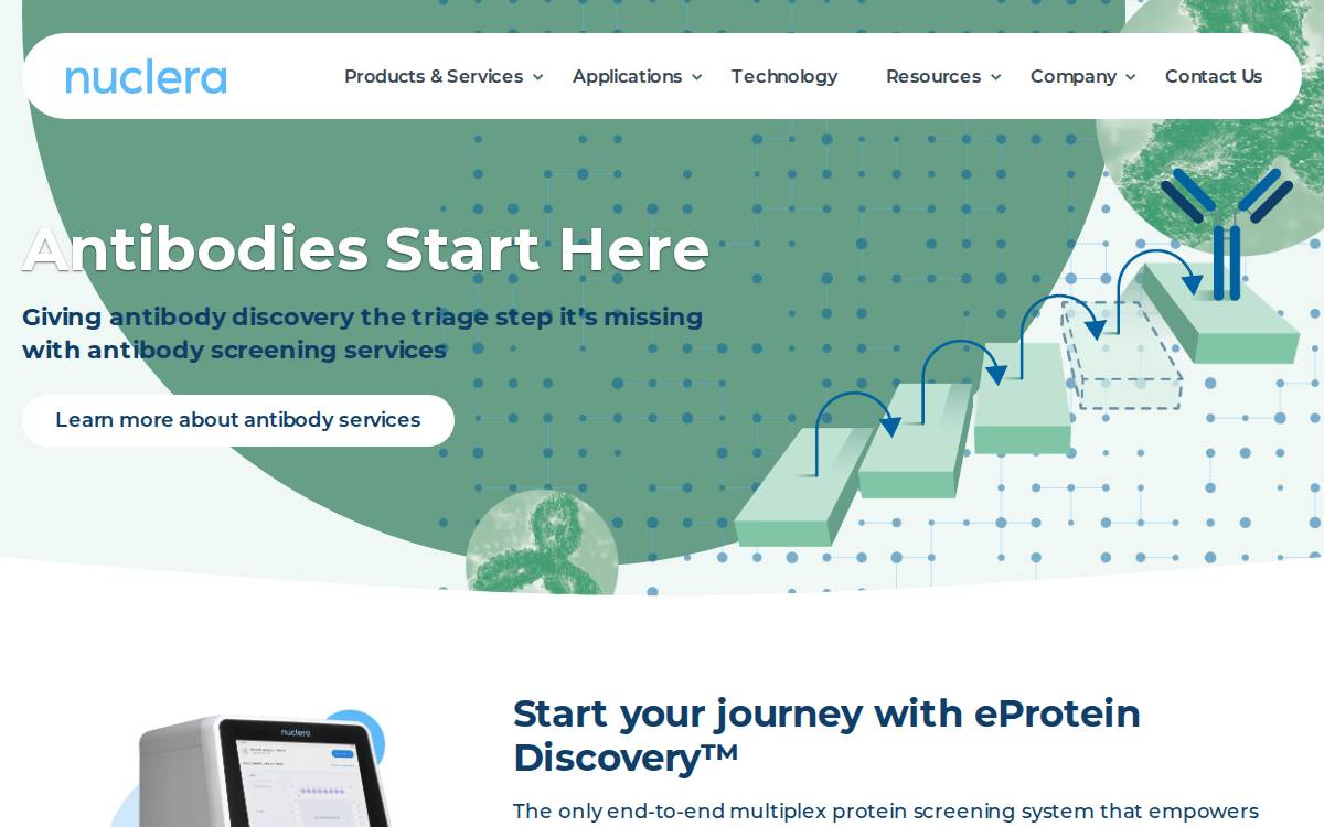 Nuclera website preview