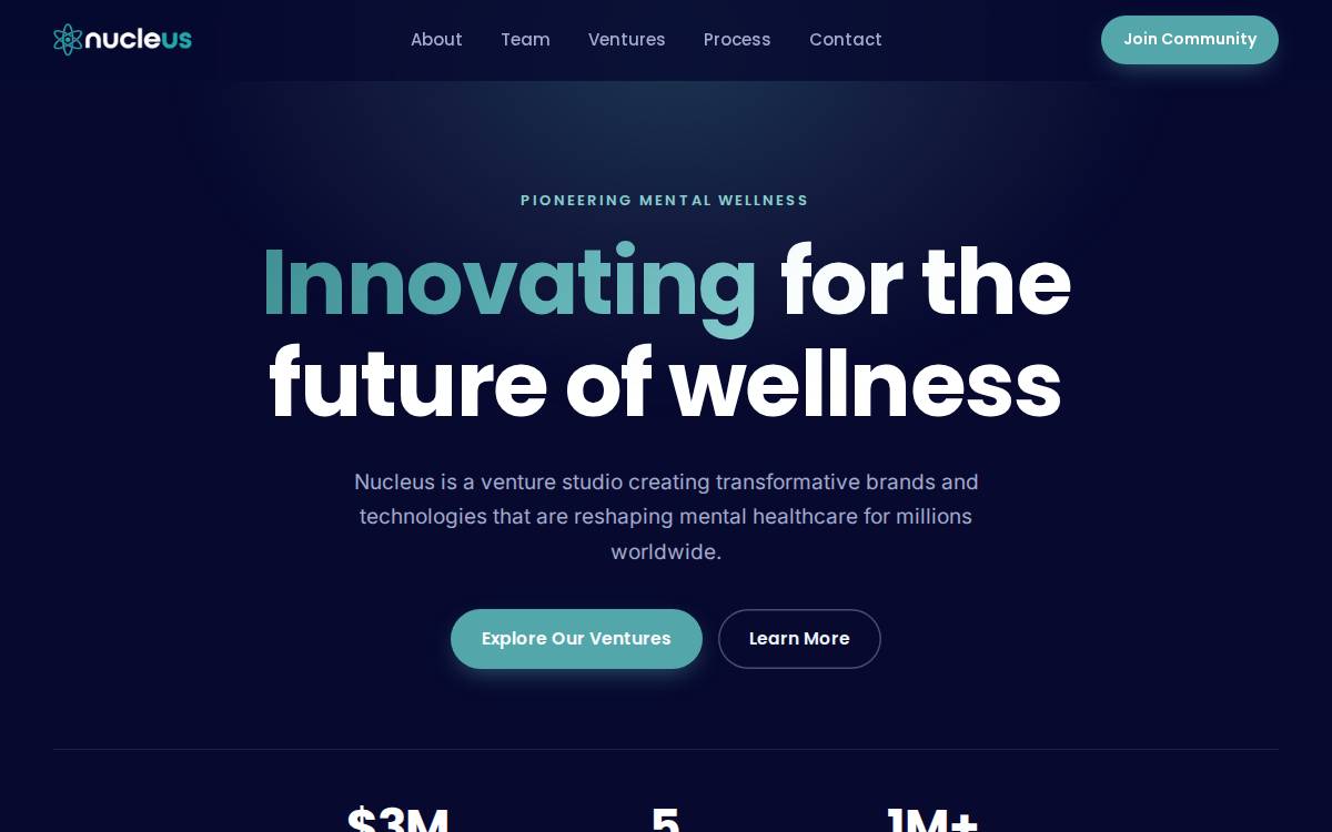 Nucleus website preview