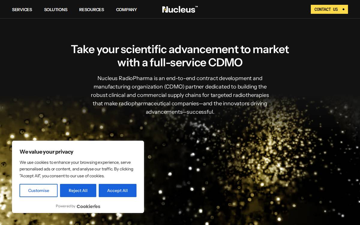 Nucleusrad website preview