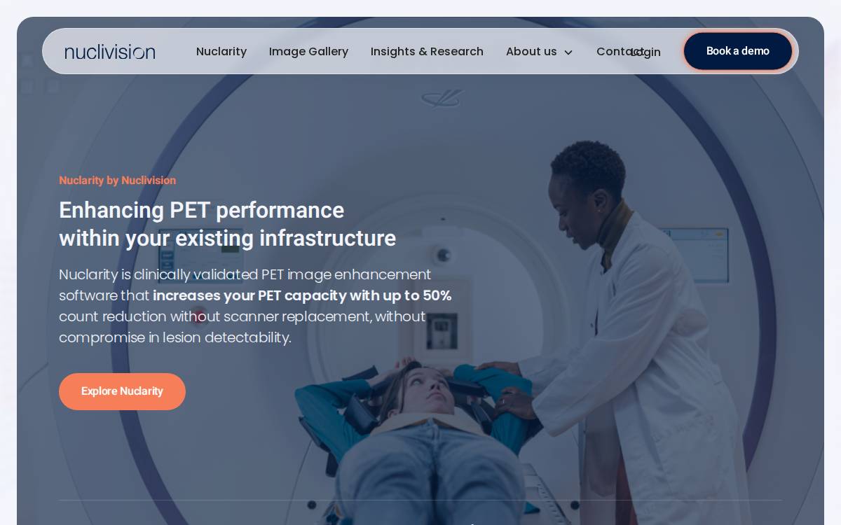 Nuclivision website preview