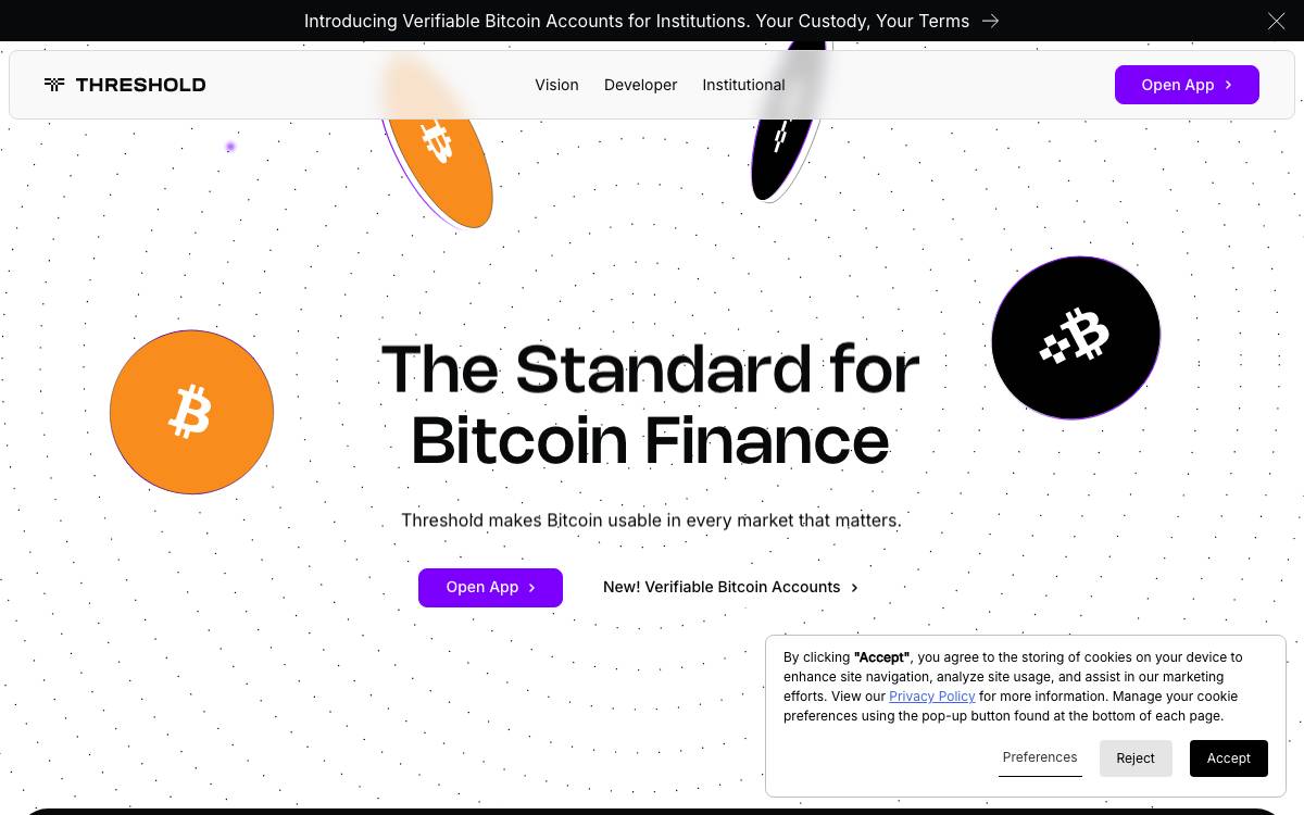 NuCypher (aka Threshold Network) website preview
