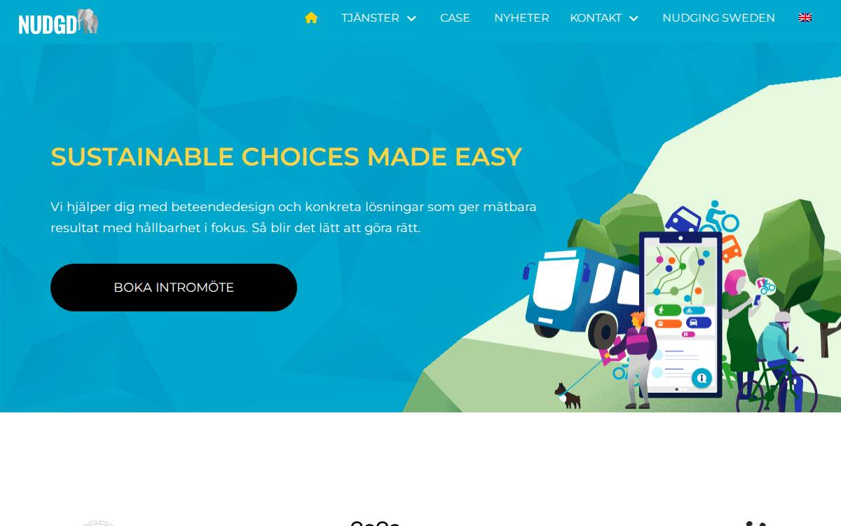 Nudgd website preview