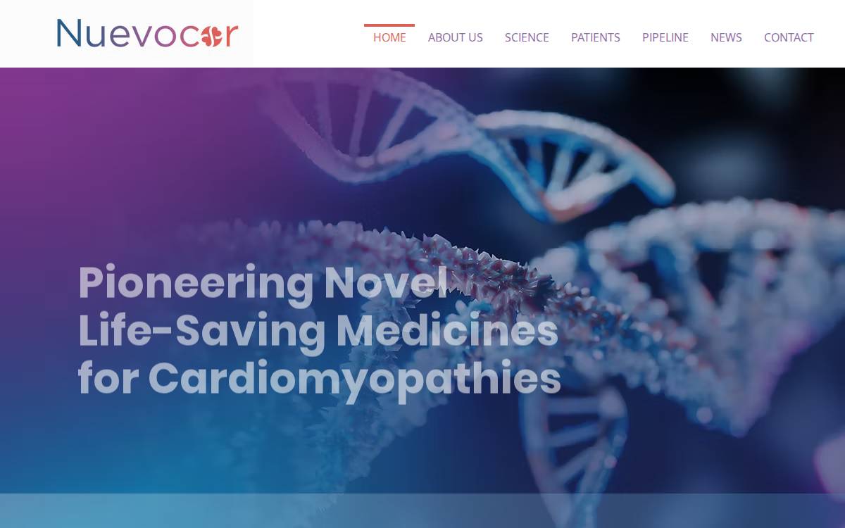 Nuevocor website preview