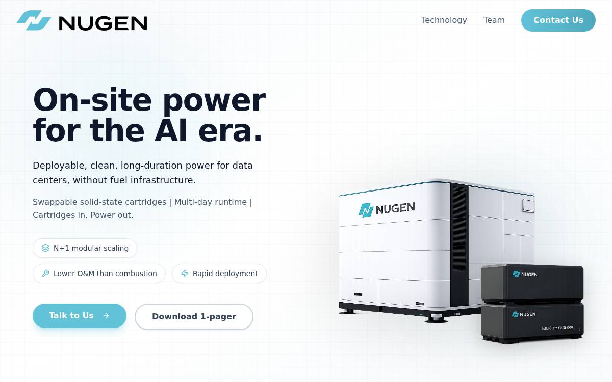 Nugeneco website preview