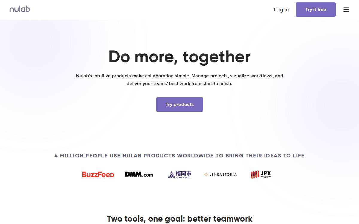 Nulab website preview