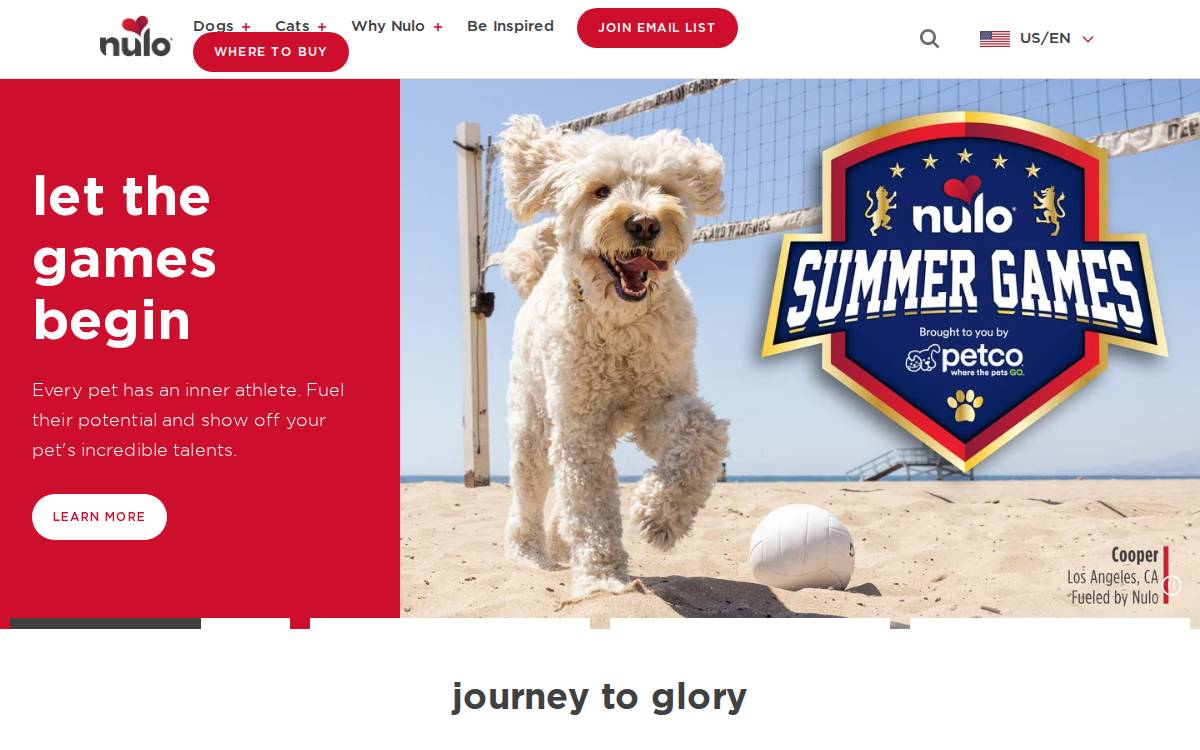 Nulo website preview