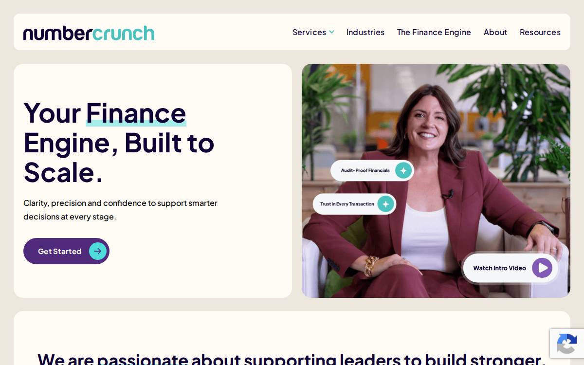 Numbercrunch website preview