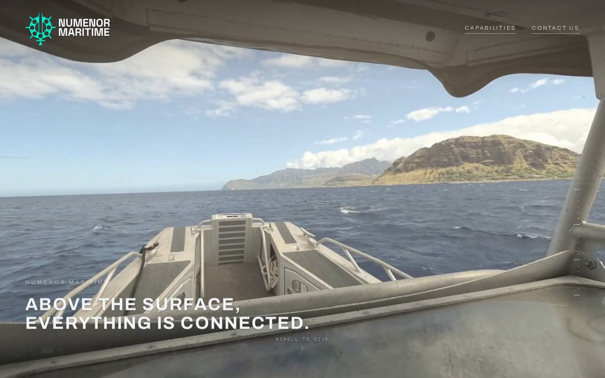 Numenor Maritime website preview