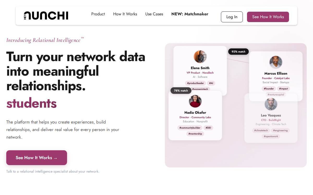 Nunchi website preview