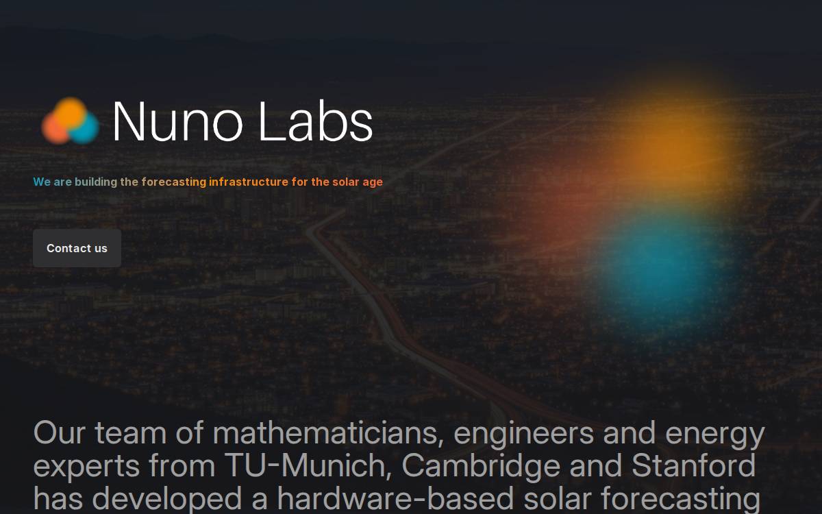 Nuno Labs website preview