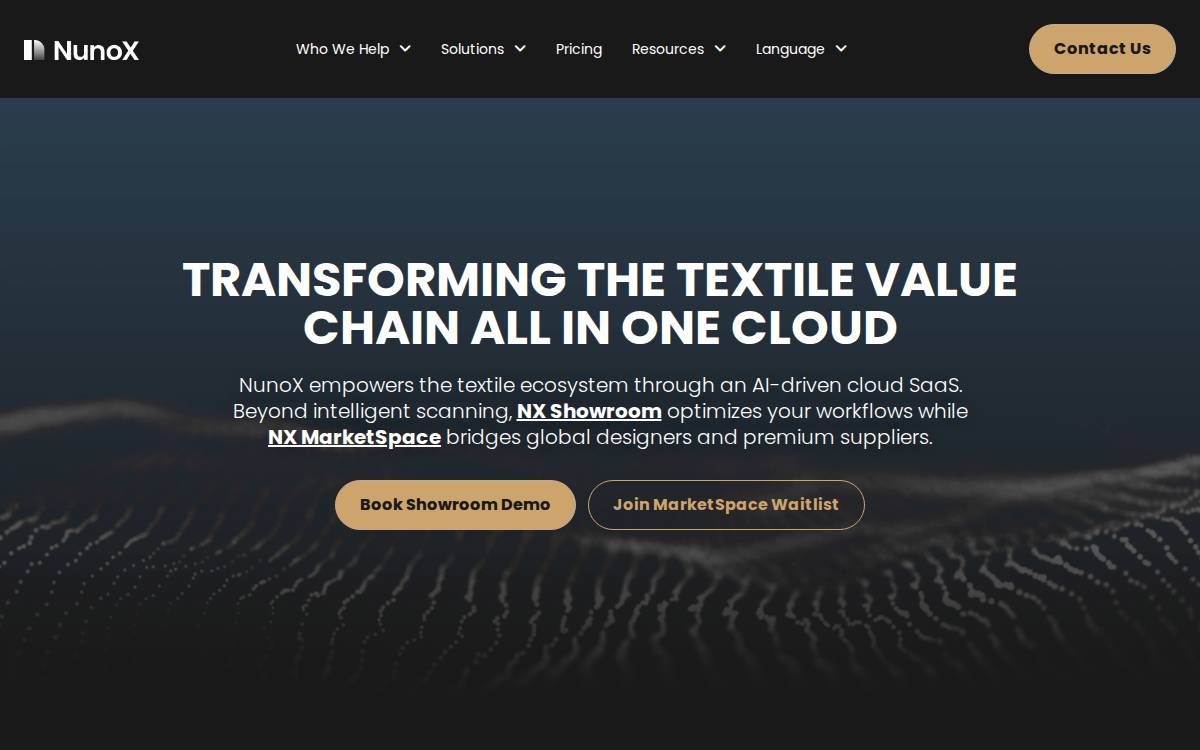 NunoX website preview