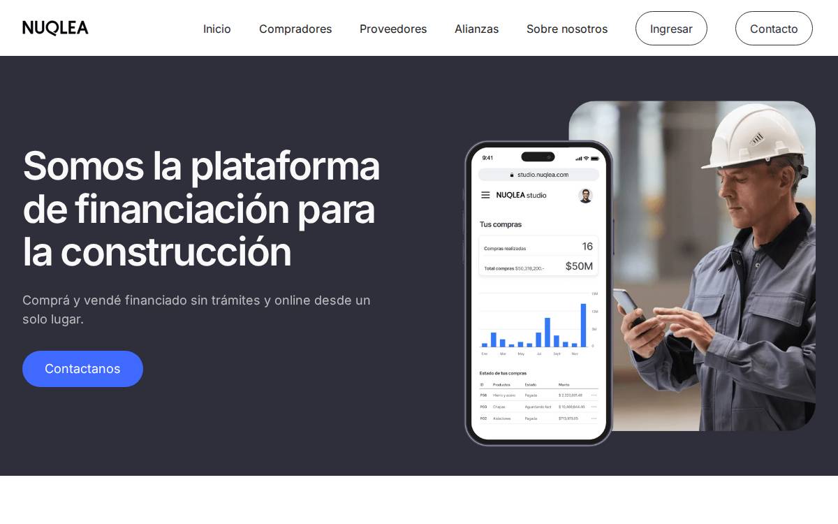 Nuqlea website preview