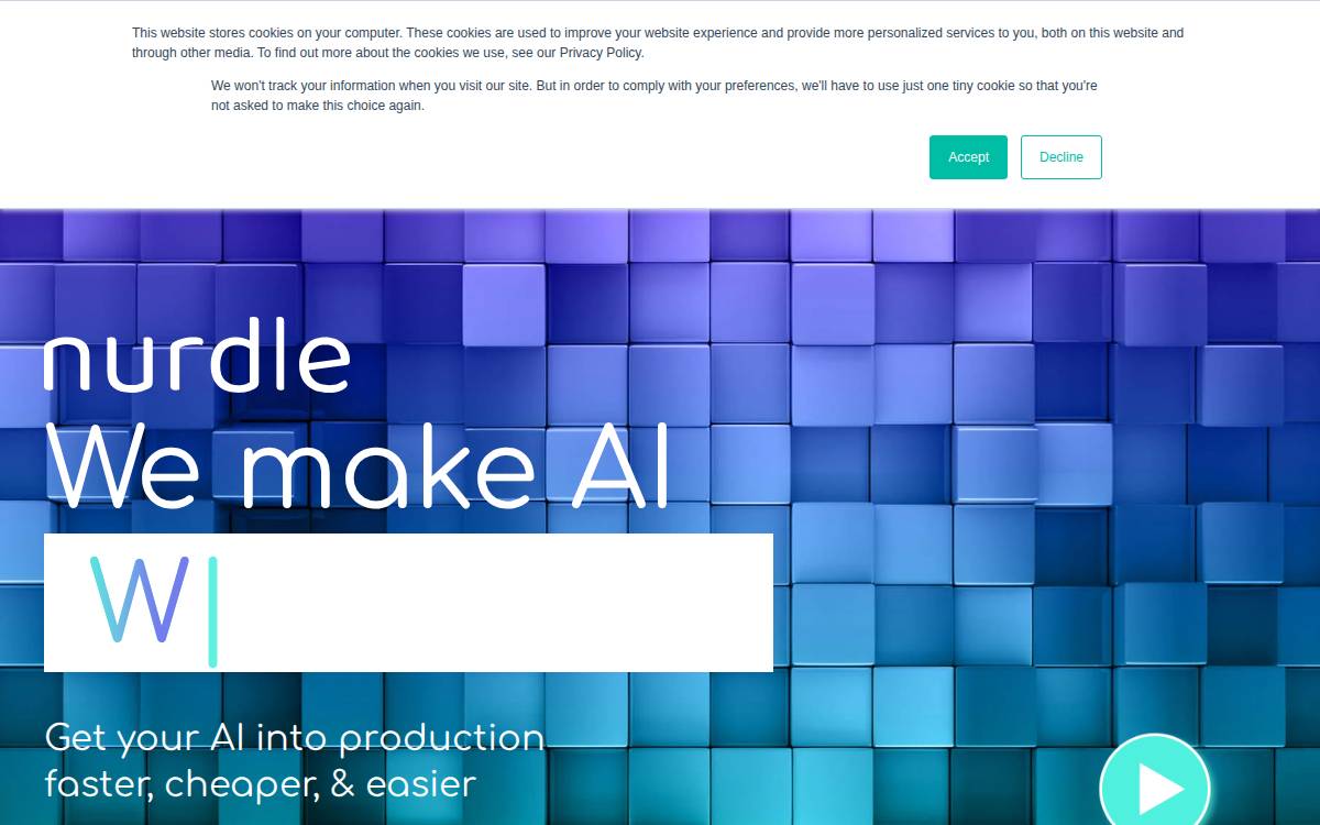 Nurdle website preview