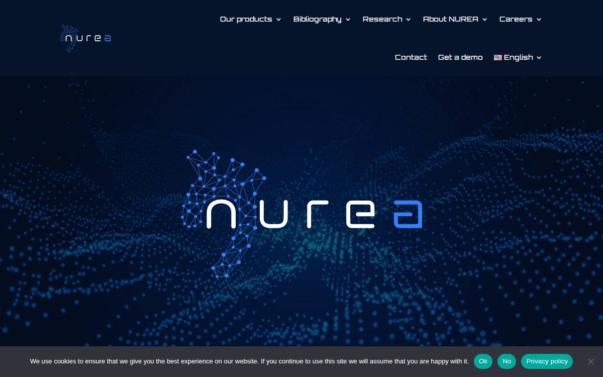 Nurea website preview