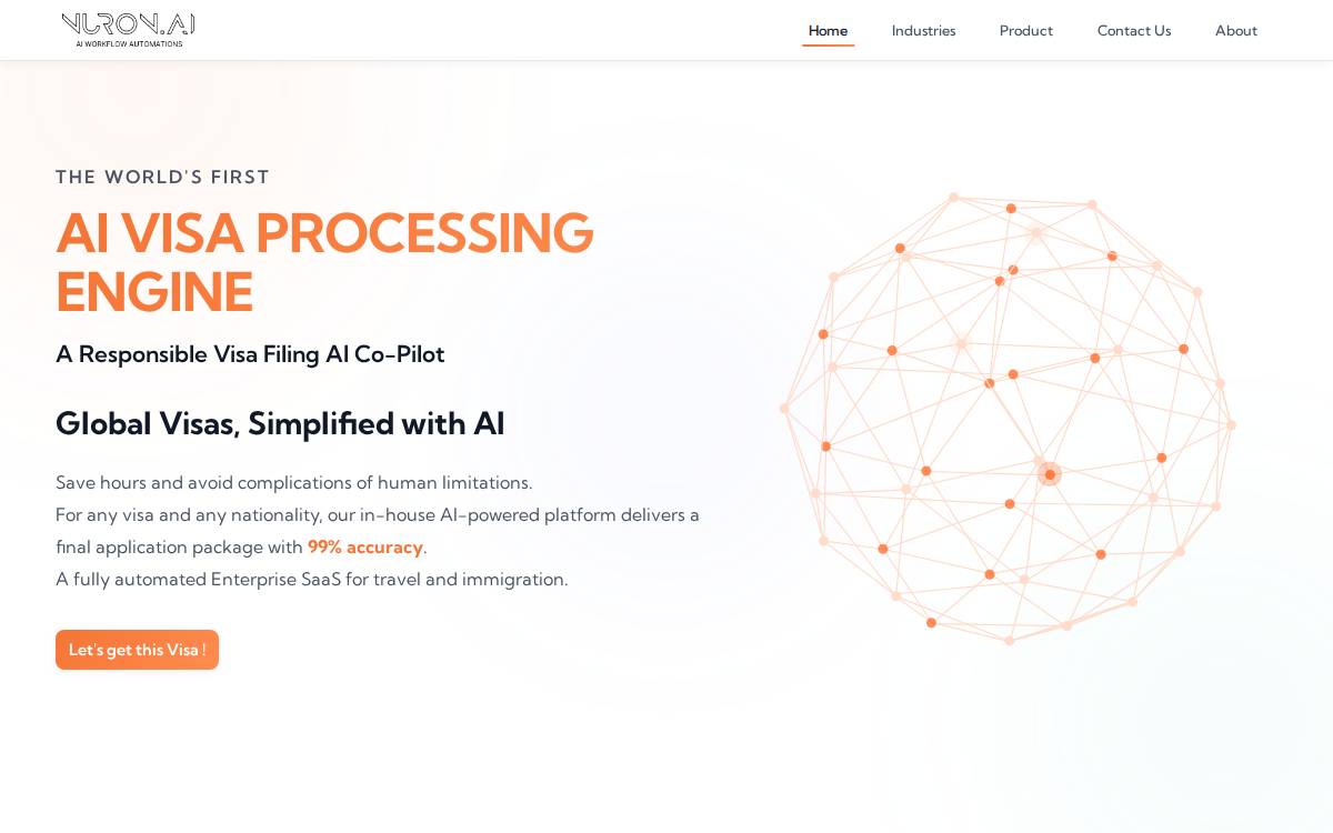 Nuronai website preview
