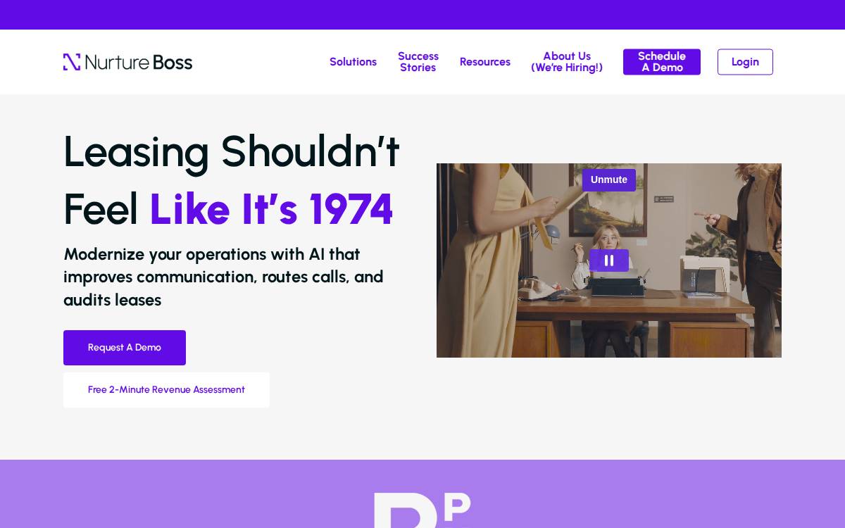Nurture Boss website preview