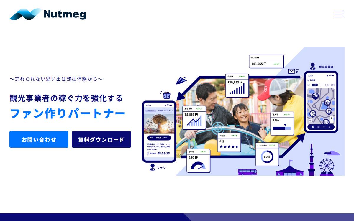 NutmegLabs Inc. website preview