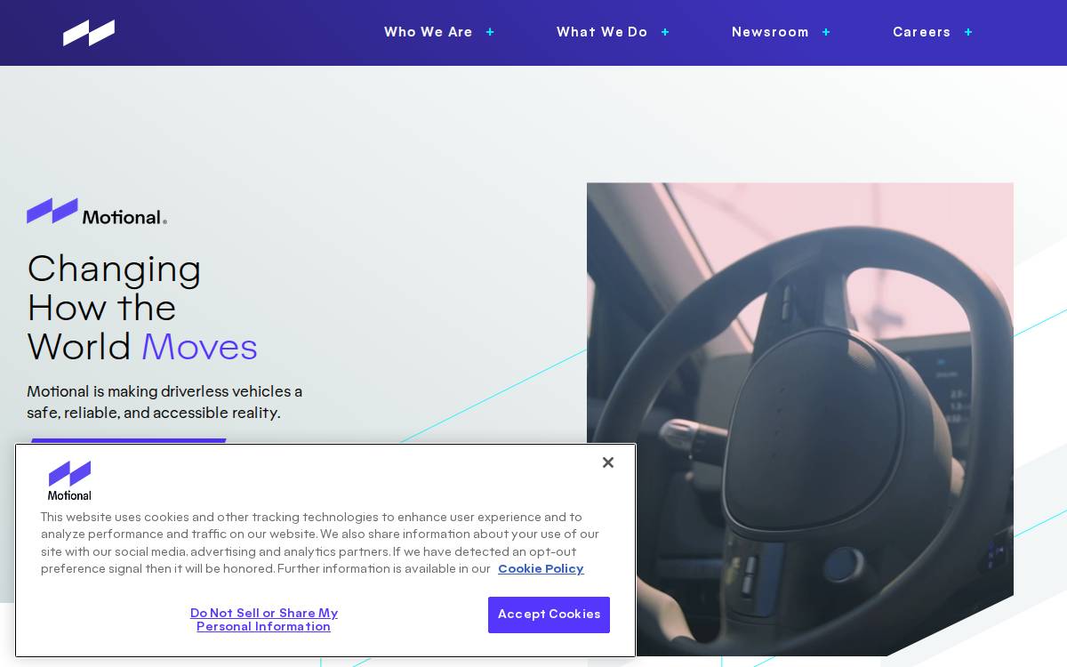 nuTonomy website preview