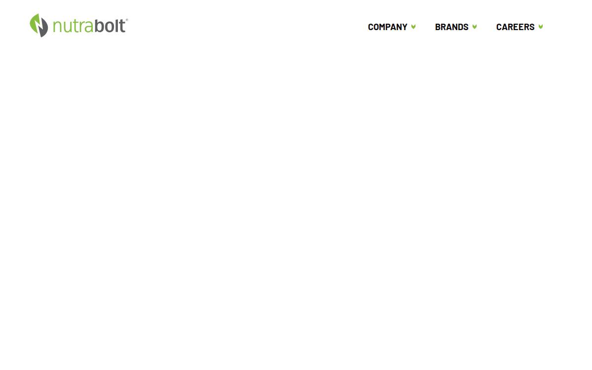 Nutrabolt website preview