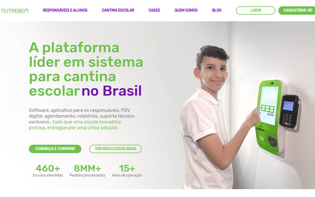 Nutrebem website preview