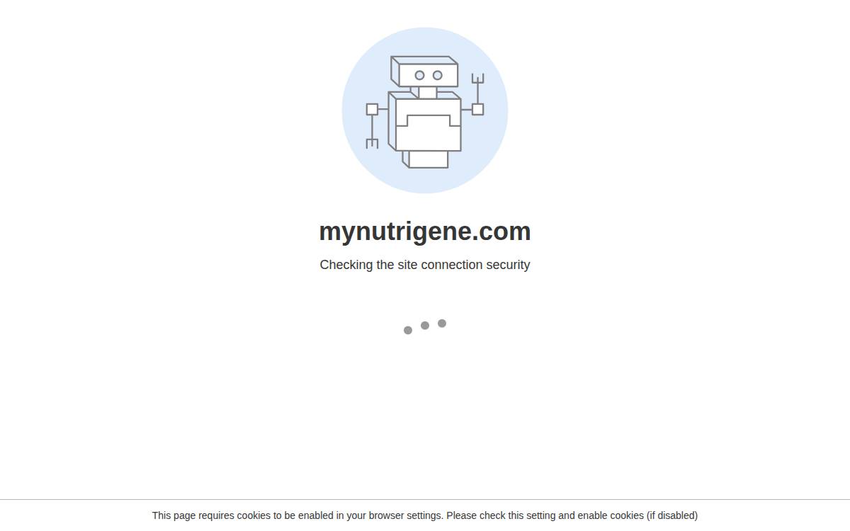Nutrigene website preview