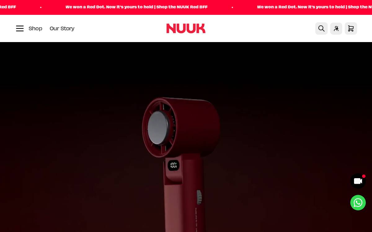 Nuuk Consumer Brand website preview
