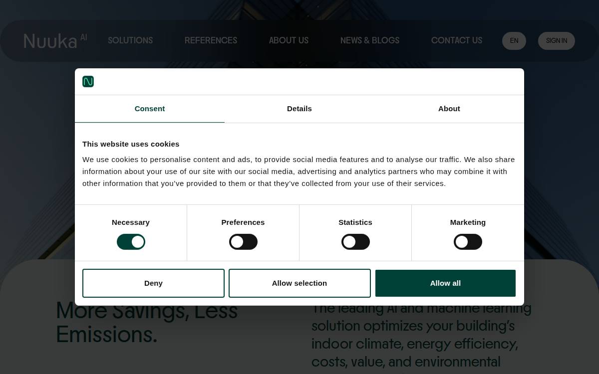 Nuuka website preview