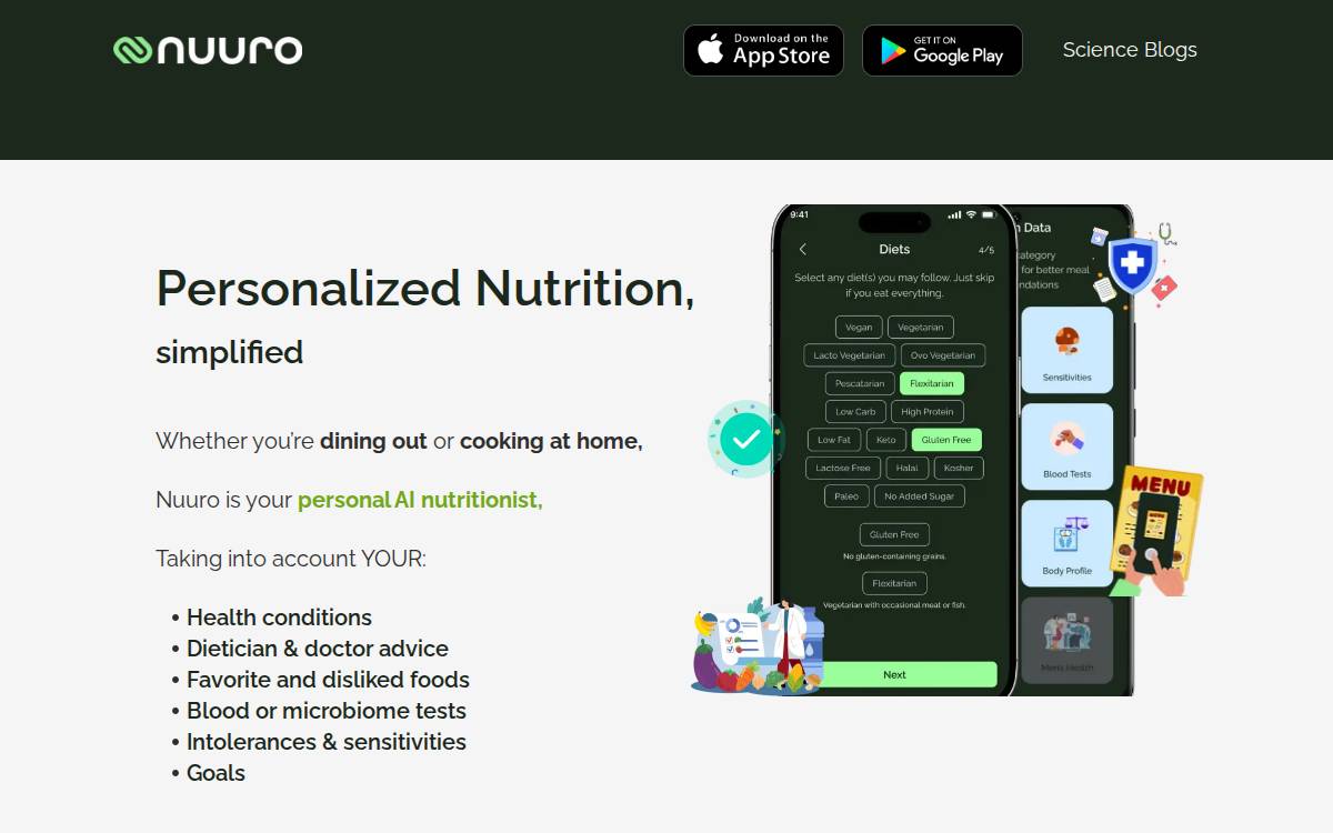 Nuuro website preview