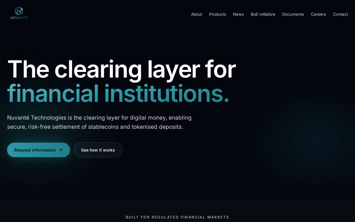 Nuvante Technologies Ltd website preview