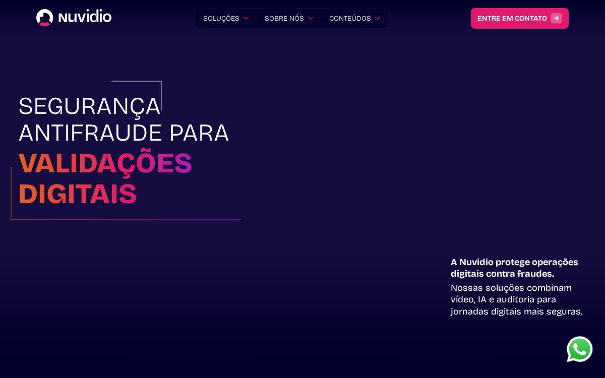 Nuvidio website preview