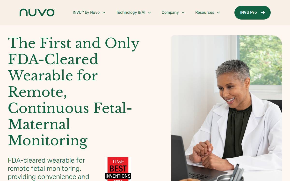 Nuvo website preview