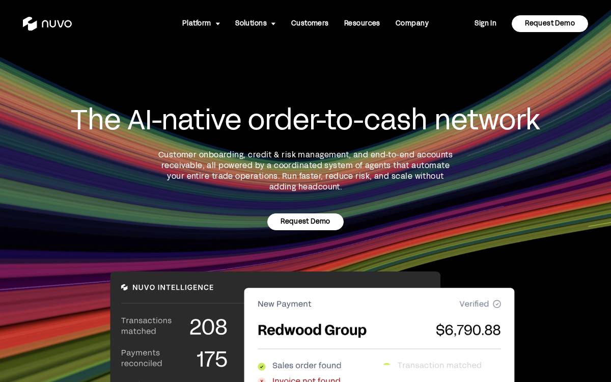 Nuvo website preview