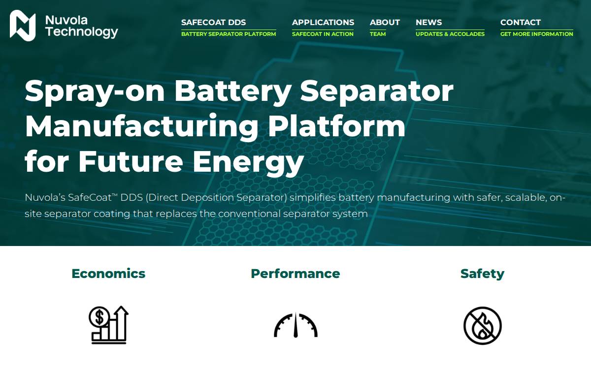 Nuvola website preview