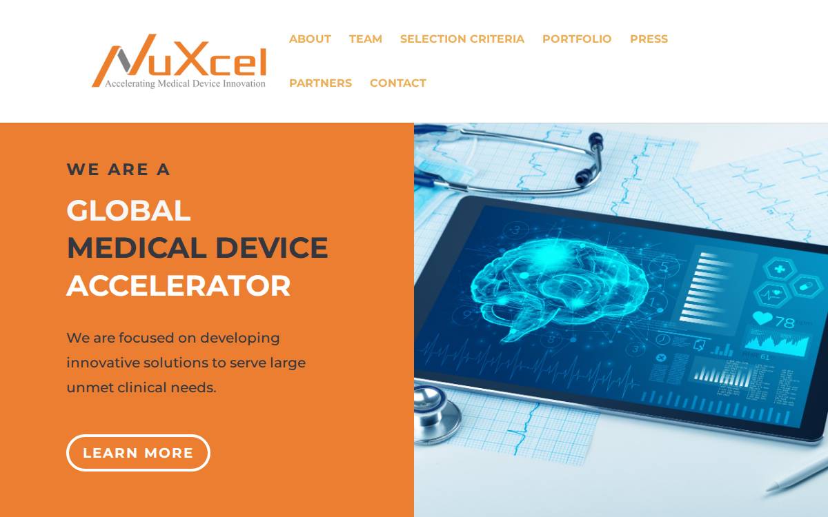 NuXcel website preview