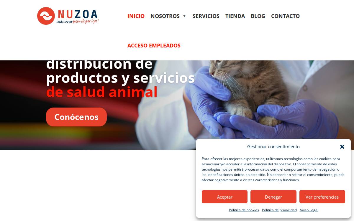 Nuzoa website preview