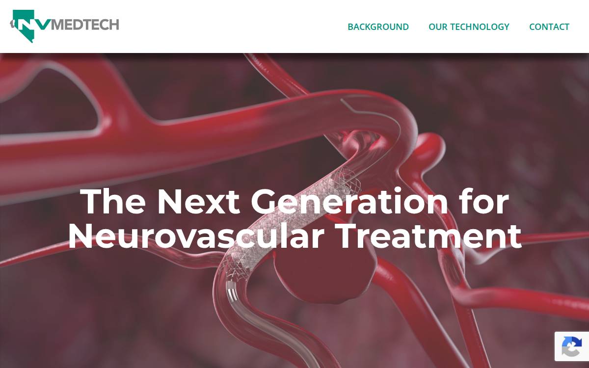 NV Medtech website preview