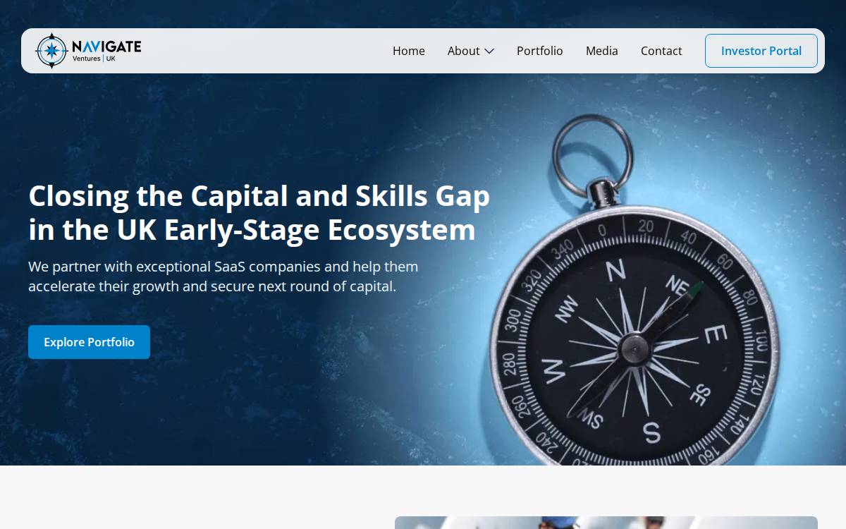 NV UK Fund website preview