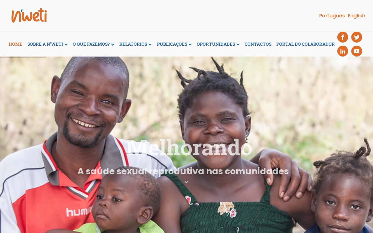 Nweti website preview