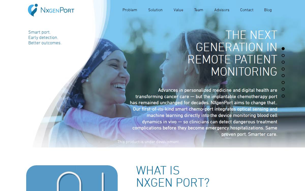 NxGenPort website preview